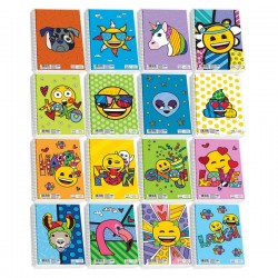 Τετράδιο SKAG Emoji Σπιράλ 17x25 2 ΘΕΜΑΤΑ No 9162